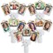 Big Dot of Happiness Bump, Set, Spike - Volleyball - Baby Shower or Birthday Party Picture Centerpiece Sticks - Photo Table Toppers - 15 Pieces